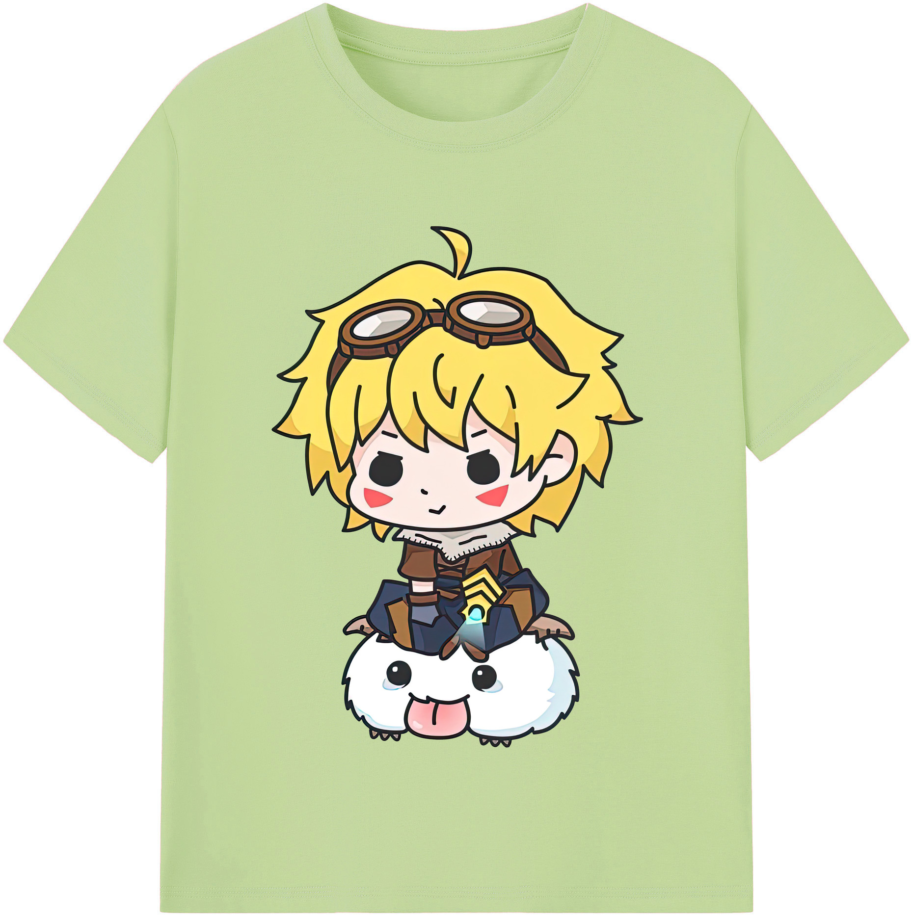 リーグ・オブ・レジェンド League of Legends LOL 綿100％半袖Tシャツ（フロントプリント）
